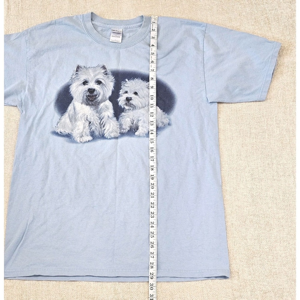 Vintage Westie West Highland Westie Terrier 90s T-shirt Large  Linda Picken Art - Picture 4 of 5